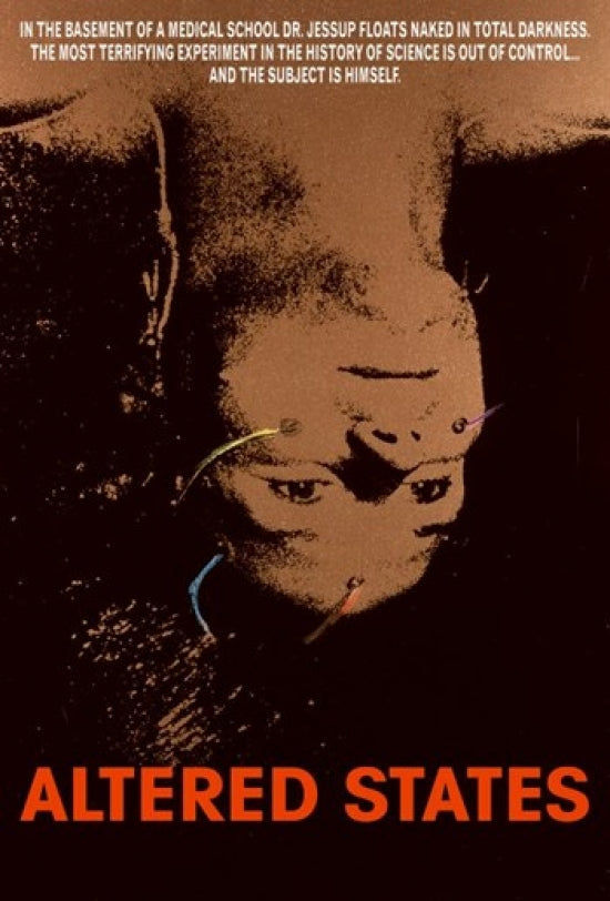 Altered States Movie Poster Print featuring surreal imagery.