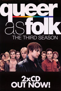 Queer As Folk Movie Poster Print showcasing vibrant colors and iconic design.