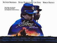 Glory Movie Poster Print 11x17 showcasing iconic scenes from the film.
