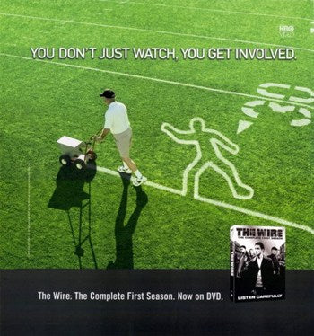 The Wire Movie Poster Print showcasing the iconic series