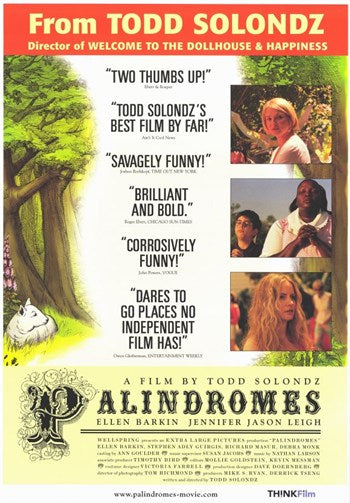 Palindromes Movie Poster Print featuring captivating film art.