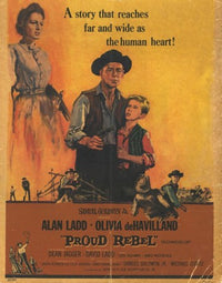 Proud Rebel Movie Poster showcasing classic film art.