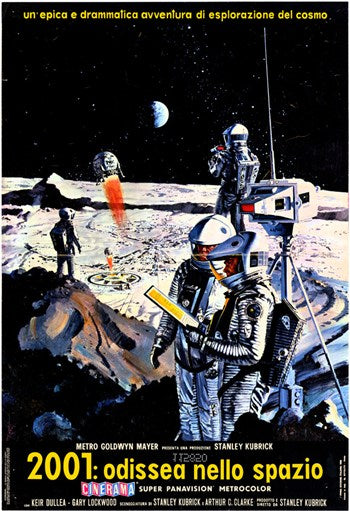 2001: A Space Odyssey Movie Poster Print showcasing iconic film visuals.