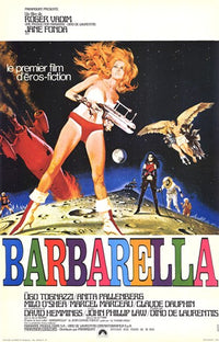 Barbarella Movie Poster - Classic Sci-Fi Artwork