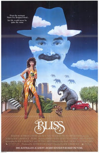 Bliss Movie Poster showcasing vibrant visuals and cinematic art.