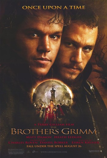 The Brothers Grimm Movie Poster Print showcasing enchanting fairy tale imagery.