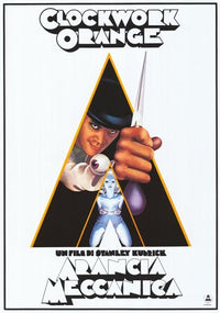 A Clockwork Orange Movie Poster showcasing iconic film art.