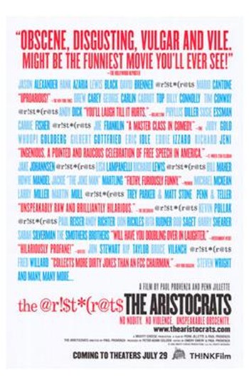 The Aristocrats Movie Poster Print showcasing humor and absurdity.