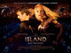 The Island movie poster print featuring vibrant colors and dynamic imagery.