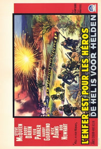 Hell Is for Heroes Movie Poster Print showcasing wartime drama.