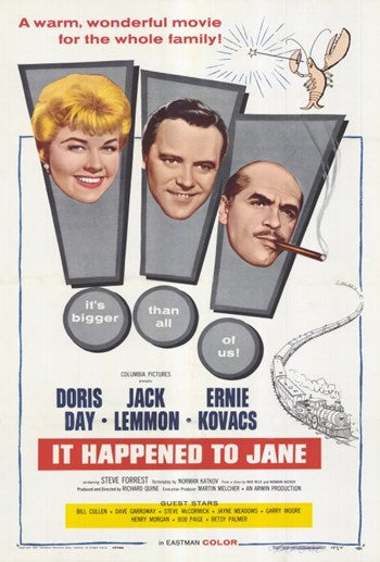 It Happened to Jane Movie Poster Print showcasing classic film art.