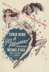 It's A Pleasure Movie Poster showcasing vibrant cinematic art.