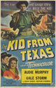 The Kid From Texas Movie Poster Print showcasing classic cinema art.