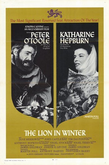 Lion in Winter Movie Poster Print showcasing classic cinema art.