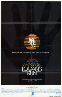 Logan's Run Movie Poster Print showcasing iconic science fiction artwork.