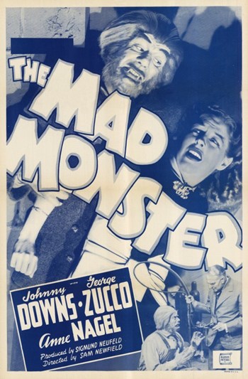 The Mad Monster Movie Poster Print showcasing classic horror film art.