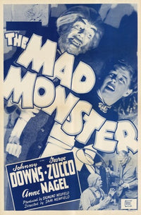 The Mad Monster Movie Poster Print showcasing classic horror film art.