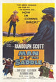 Man in the Saddle Movie Poster Print showcasing classic cinema.