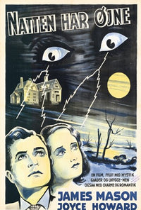 The Night Has Eyes Movie Poster Print showcasing classic cinema suspense.