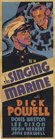 The Singing Marine Movie Poster featuring classic film art.
