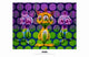 Bunnnie Rabbbits Movie Poster Print showcasing vibrant colors and playful design.