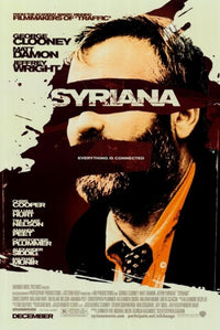 Syriana Movie Poster featuring intense political thriller artwork