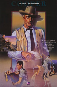The Pride of the Yankees movie poster print showcasing baseball history.