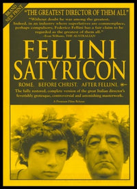 Satyricon Movie Poster Print showcasing classic film artistry.