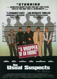 The Usual Suspects Movie Poster Print showcasing iconic film imagery.