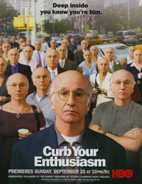 Curb Your Enthusiasm Movie Poster Print featuring Larry David.