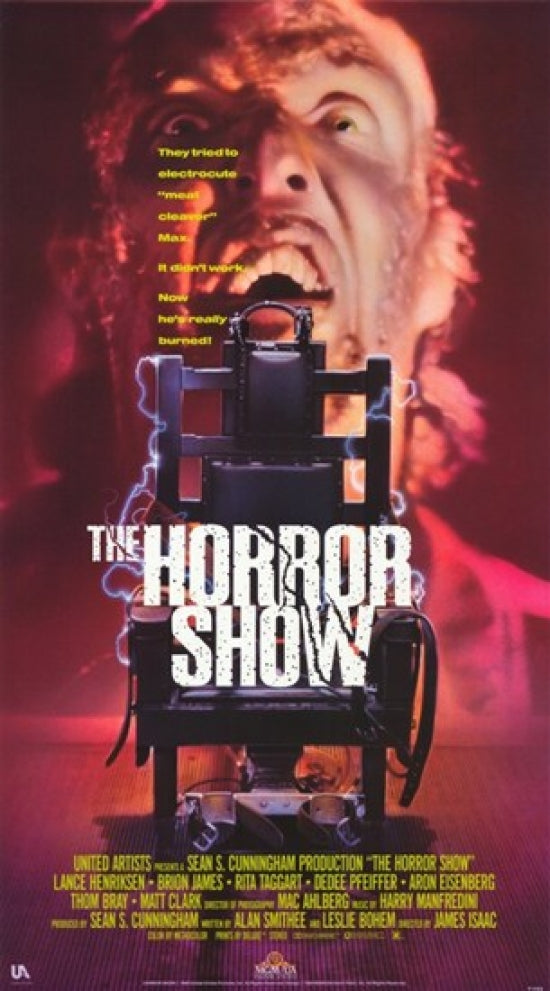 The Horror Show Movie Poster Print featuring chilling imagery