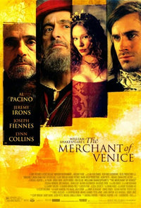 Merchant of Venice Movie Poster Print featuring classic Shakespearean themes.