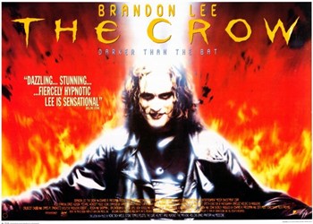 The Crow movie poster print, 11 x 17 size featuring iconic imagery.