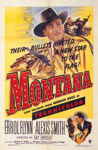 Montana Movie Poster Print showcasing the natural beauty of Montana.