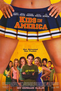 Kids in America Movie Poster Print featuring vibrant retro design.