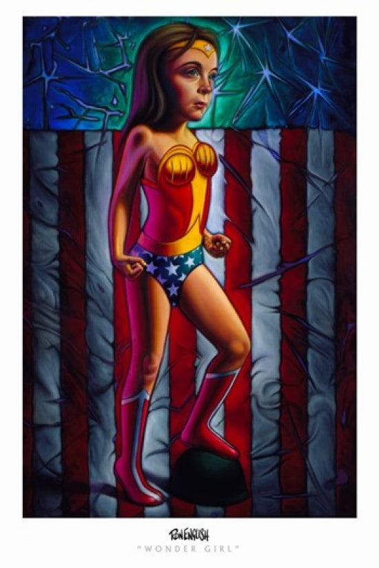 Wonder Girl Movie Poster Print showcasing strength and empowerment.