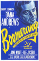 Boomerang Movie Poster - Classic Film Artwork