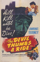 The Devil Thumbs a Ride Movie Poster Print showcasing classic cinema art.