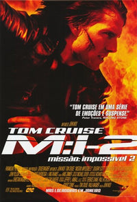 Mission Impossible 2 Movie Poster Print featuring dynamic imagery.