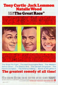 The Great Race Movie Poster Print showcasing vibrant colors and classic design.