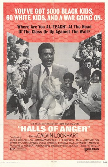 Halls of Anger Movie Poster Print showcasing dramatic visuals.
