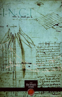 The Da Vinci Code Movie Poster Print showcasing mystery and intrigue.
