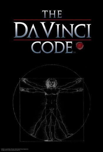 The Da Vinci Code Movie Poster Print showcasing intricate designs and captivating visuals.