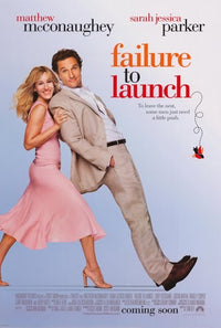 Failure to Launch Movie Poster Print featuring vibrant colors and iconic imagery.