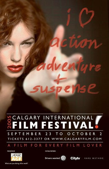 Calgary International Film Festival Poster showcasing vibrant cinema art.