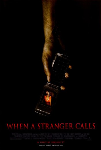 When a Stranger Calls Movie Poster Print showcasing suspenseful design.