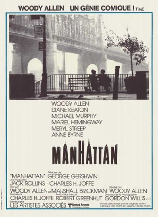 Manhattan Movie Poster Print showcasing the vibrant energy of New York City.