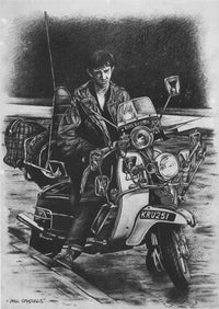 Quadrophenia Movie Poster Print featuring vibrant imagery from the classic film.