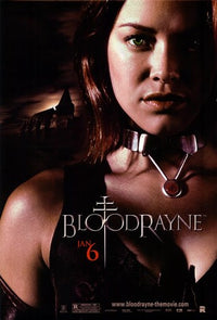 BloodRayne Movie Poster Print showcasing the iconic vampire action film character.