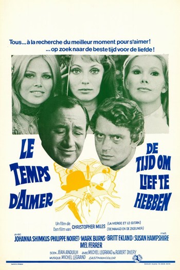 A Time for Loving Movie Poster Print showcasing classic romance.